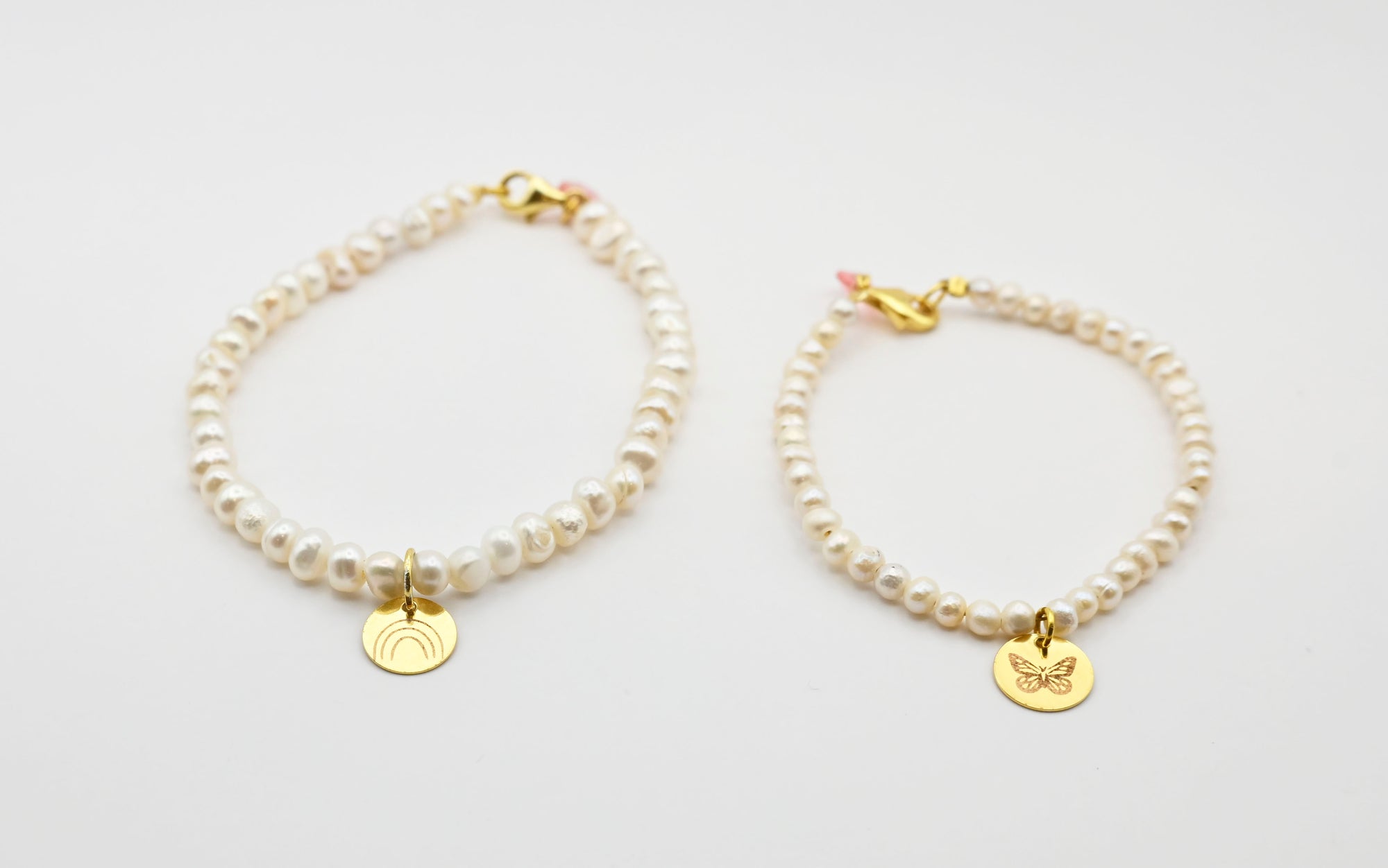 Customisable Mama & Mini Freshwater Pearl Bracelets